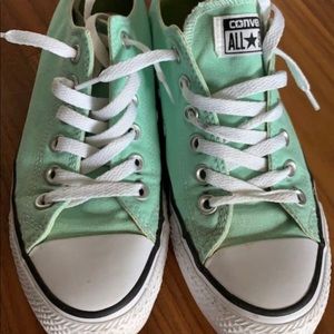 Converse Mint Low Tops